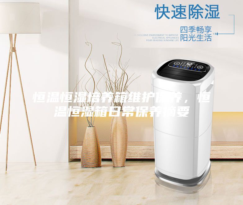 恒溫恒濕培養箱維護保養，恒溫恒濕箱日常保養摘要