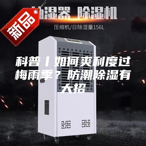 科普丨如何爽利度過梅雨季？防潮除濕有大招