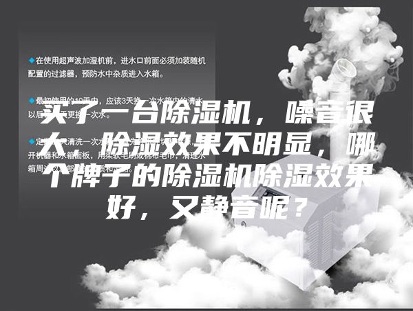 買了一臺除濕機(jī),噪音很大,除濕效果不明顯,哪個牌子的除濕機(jī)除濕效果好,又靜音呢?