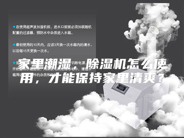 家里潮濕，除濕機怎么使用，才能保持家里清爽？