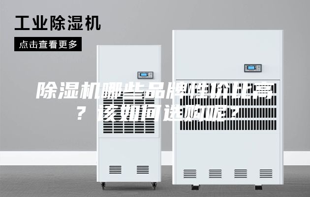 除濕機哪些品牌性價比高？該如何選購呢？