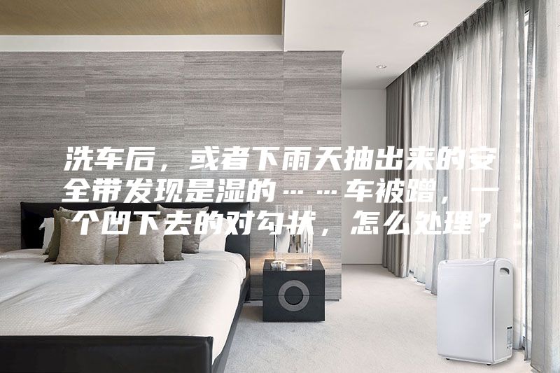 洗車后，或者下雨天抽出來的安全帶發現是濕的……車被蹭，一個凹下去的對勾狀，怎么處理？