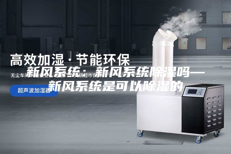 新風系統:新風系統除濕嗎—新風系統是可以除濕的