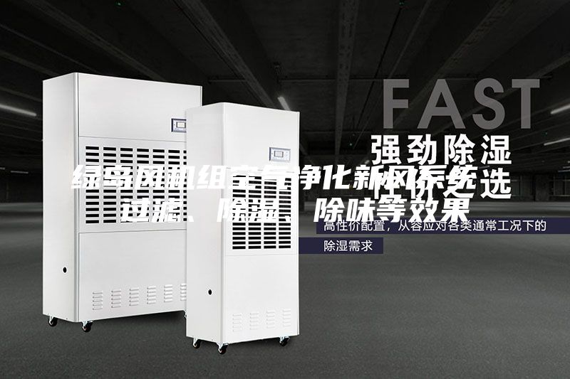 綠島風機組空氣凈化新風系統  過濾、除濕、除味等效果