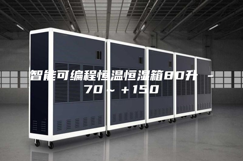 智能可編程恒溫恒濕箱80升 -70～＋150℃