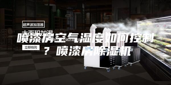 噴漆房空氣濕度如何控制？噴漆房除濕機